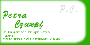 petra czumpf business card